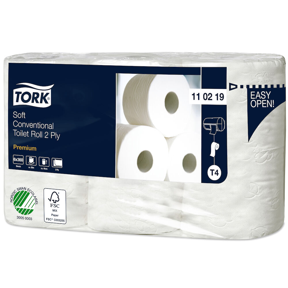 Tork Toalettpapper mjukt T4 42 st/bal