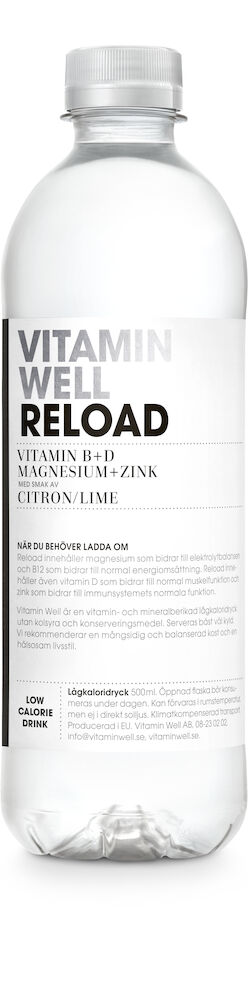 Vitamin Well Dryck Reload 50 cl PET inkl pant