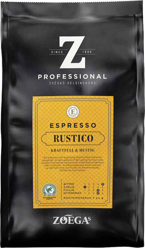 Zoégas Kaffe Espresso Rustico Hela Bönor 500 g