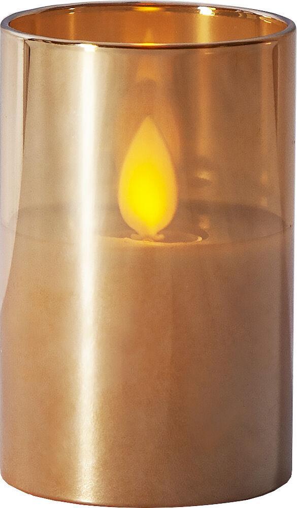 Star Trading Blockljus LED Amber M-Twinkle S