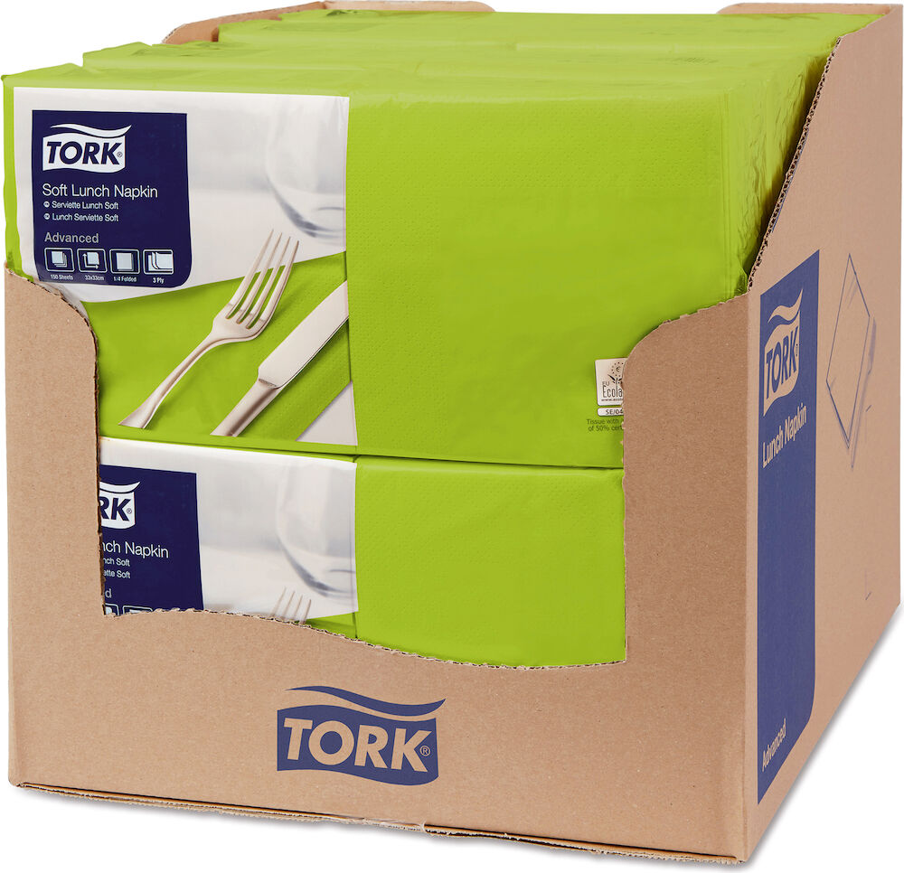 Tork Servett Lunch 3-lager Lime
