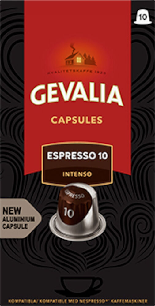 Gevalia Kaffekapsel Espresso 10 st/fp