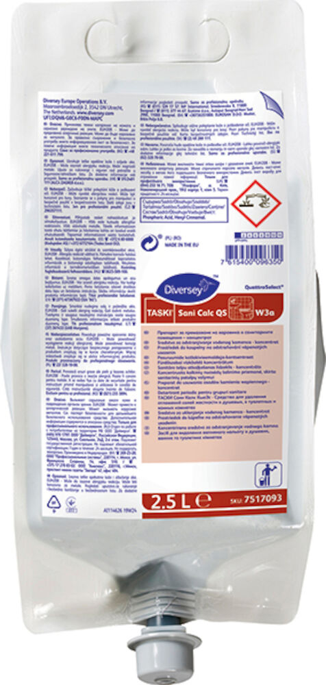 Taski Sanitetsrengöringsmedel Sani Calc QS 2,5 liter