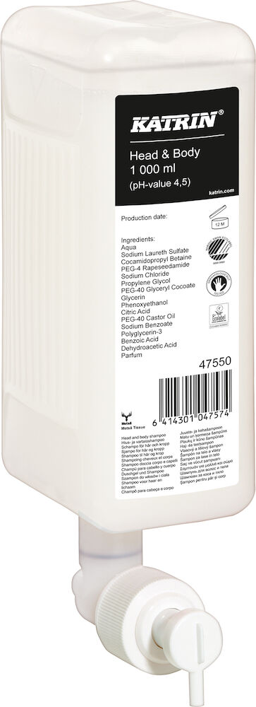 Katrin Tvål/Shower gel Head & BOffice Depoty 1000 ml