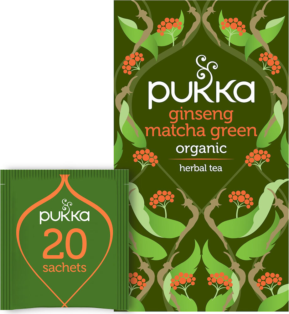 pukka Te grönt te ginseng
