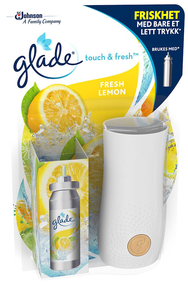Glade Hållare Luftfräschare OneTouch Citron 6 st/fp