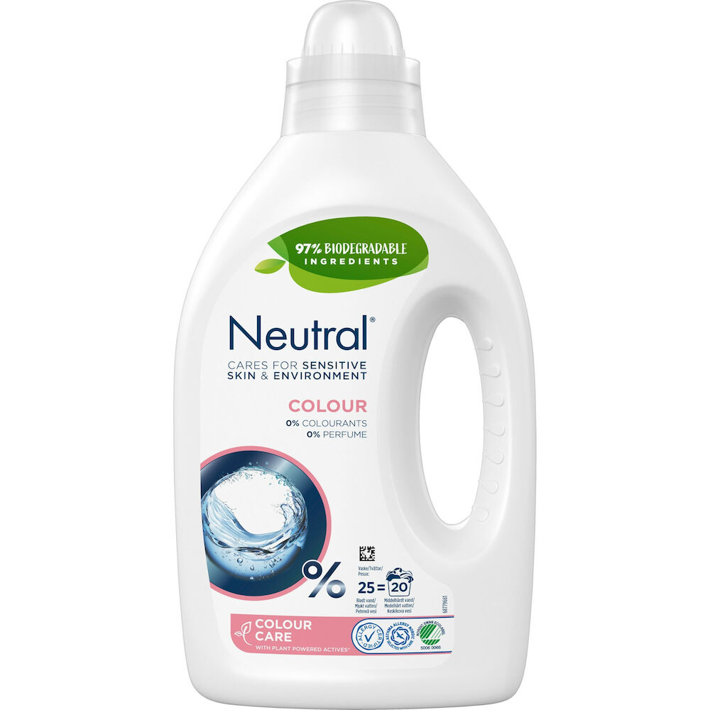 Neutral Tvättmedel Flytande Colour 1,0 liter