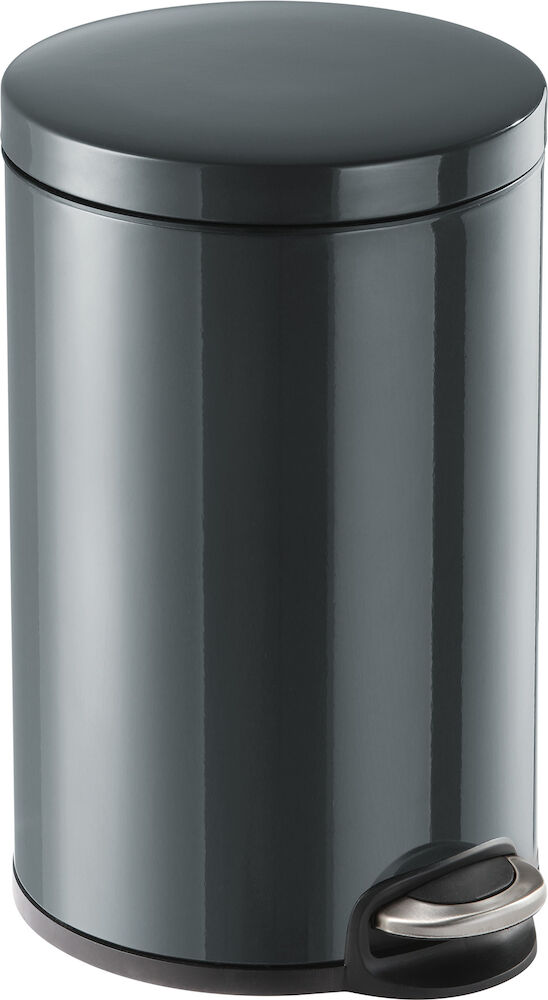 Durable Pedalhink metall 12 liter mörkgrå