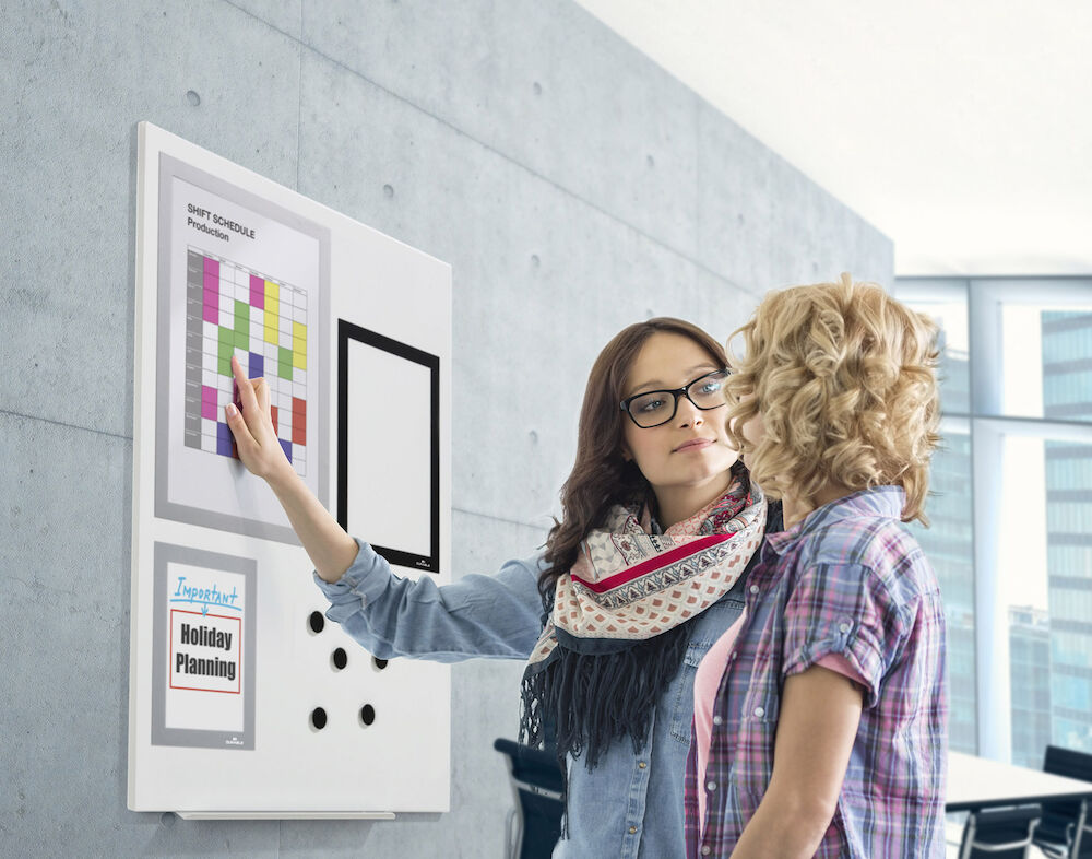 Durable Duraframe Magnetic Board S grå