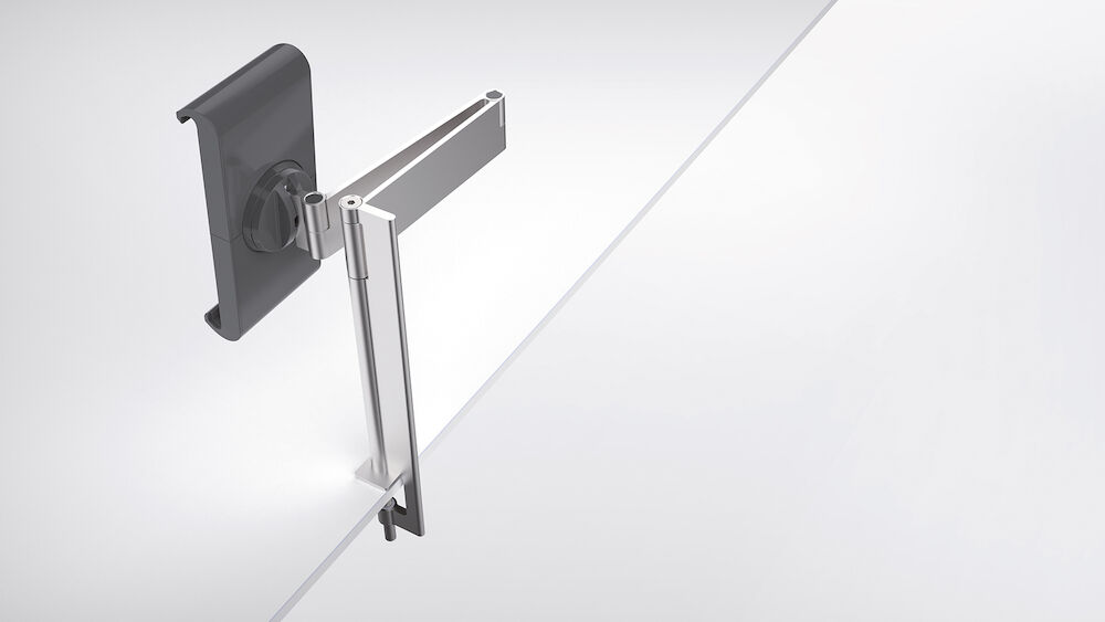 Durable Tablet Holder Table Clamp silv
