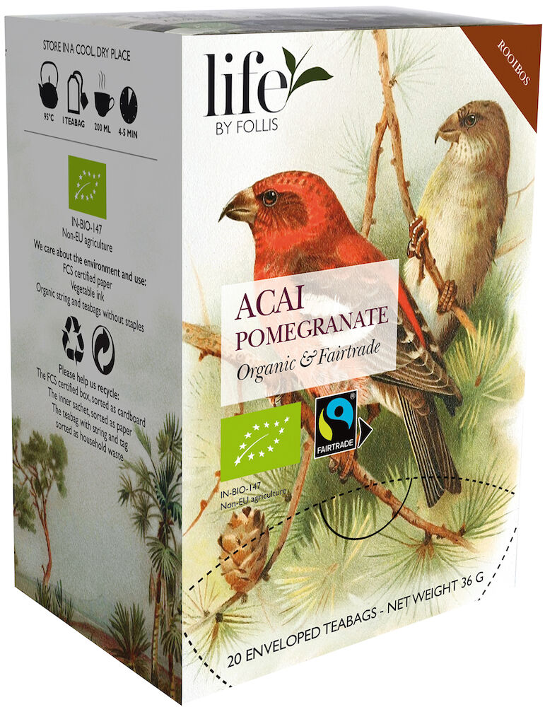 Life by Follis Te Acai granatäpple 20 st/fp