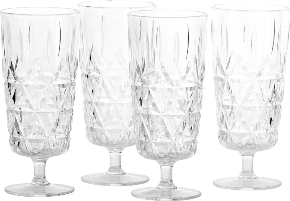 Sagaform Picknickglas hög på fot 20 cl 4-pack