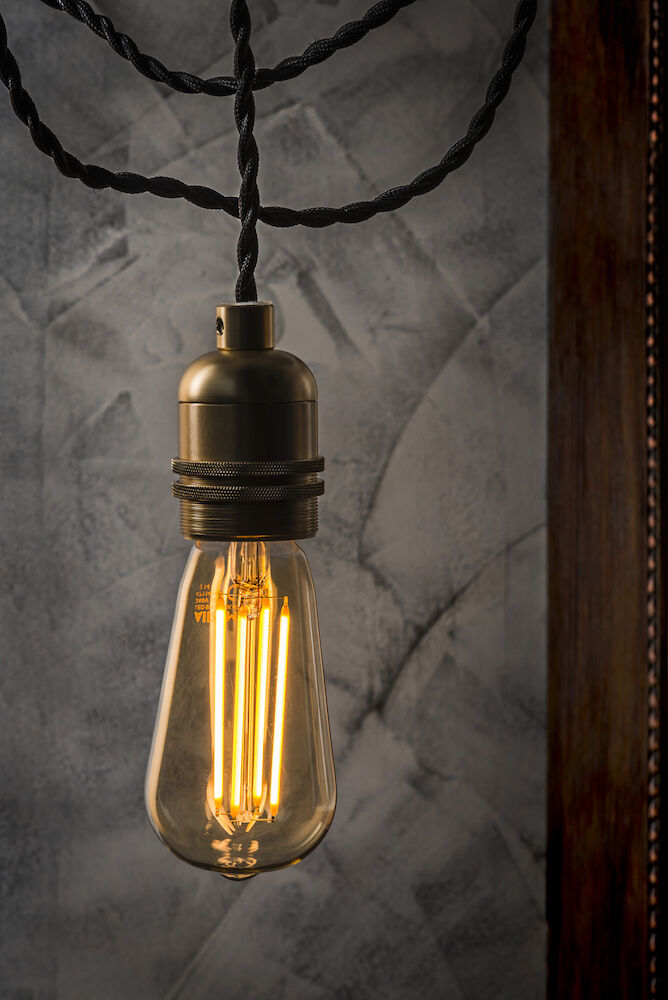 Airam LED Filament Edison E27 4,5W Amber dimbar