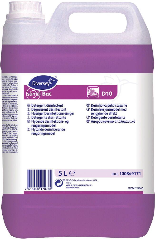 Suma Allrengöringsmedel/Desinficera Bac10 5 liter