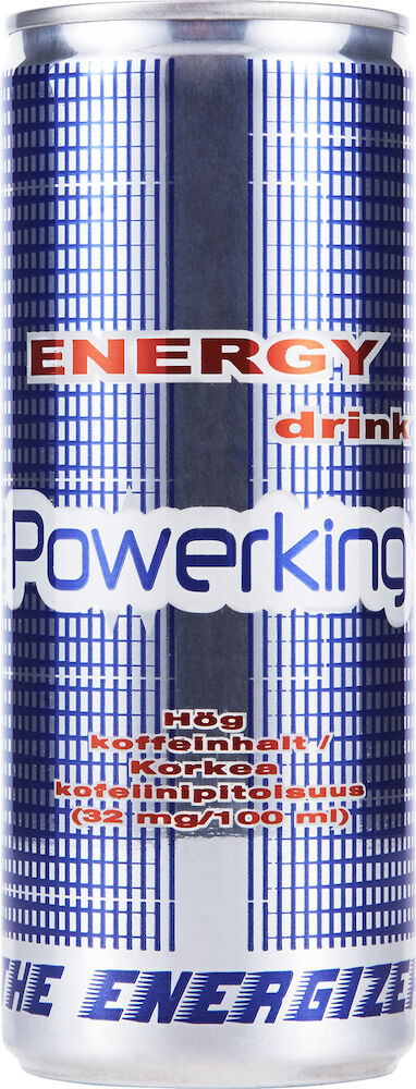 Powerking Energidryck 25 cl burk inkl. pant