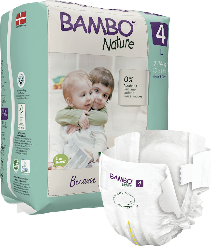 Bambo Nature Blöja 7-14 kg 24 st/fp
