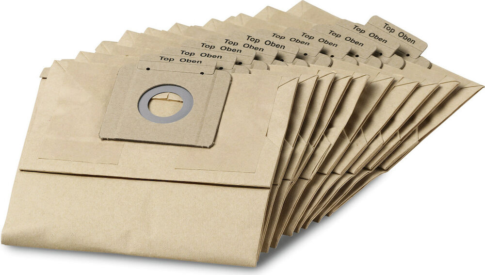 KÄRCHER Pappersfilterpåsar T10/1 T12/1 10-pack