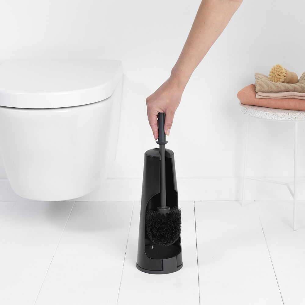 Brabantia Toalettborste med hållare Classic Mattsvart