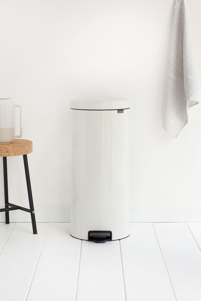Brabantia Pedalhink NewIcon vit 30 liter