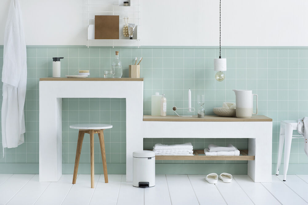Brabantia Pedalhink NewIcon vit 3 liter