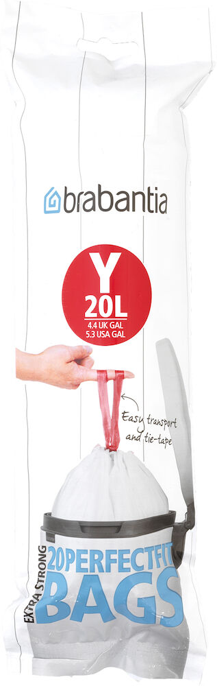 Brabantia Avfallspåse PerfectFit Y 20L 20st/fp