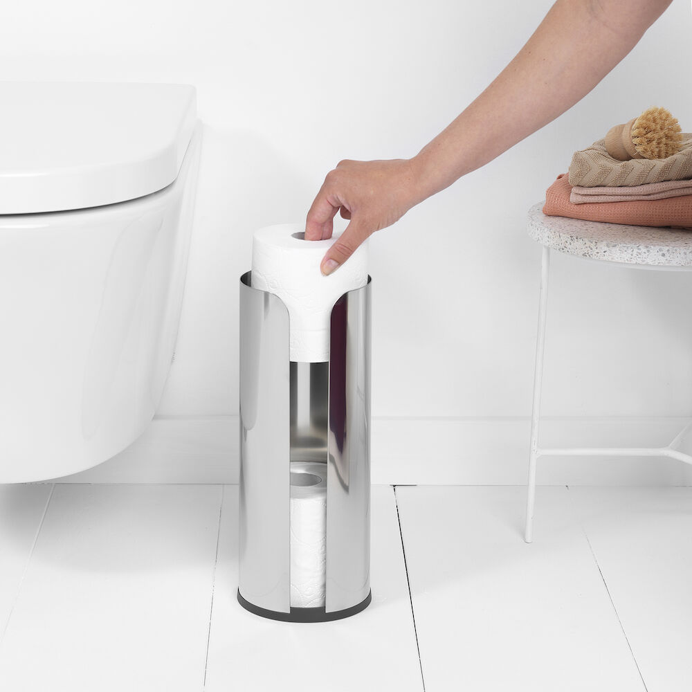 Brabantia Toalettrullebehållare Borstadstål