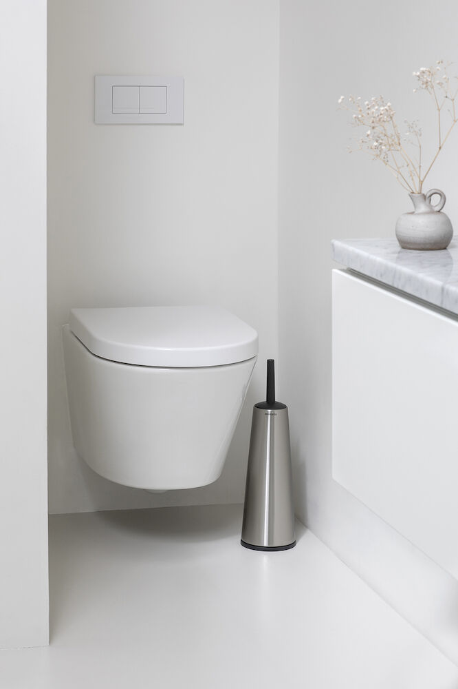 Brabantia Toalettborste med hållare Classic Mattstål
