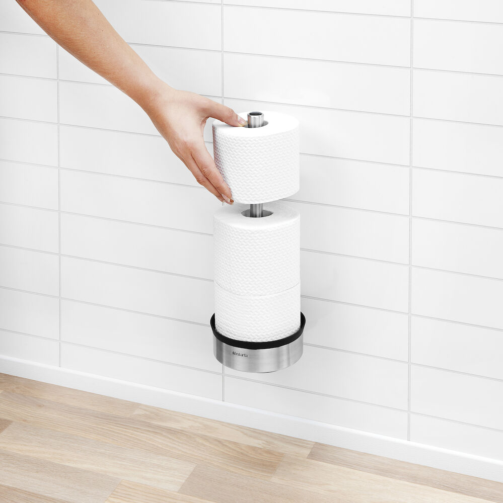 Brabantia Toalettrullehållare dispenser Mattstål