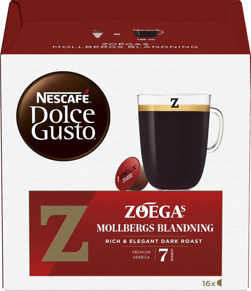 Zoégas Kaffekapsel Mollberg Dolce Gusto 16 st/fp Zoegas