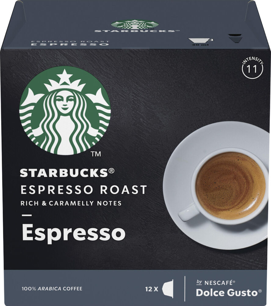 Starbucks Kaffekapsel Espresso Dolce Gusto 12 st/fp