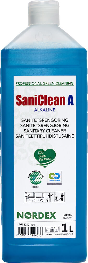 Nordex Gre Sanitetsrengöringsmedel SaniClean A 1 liter en