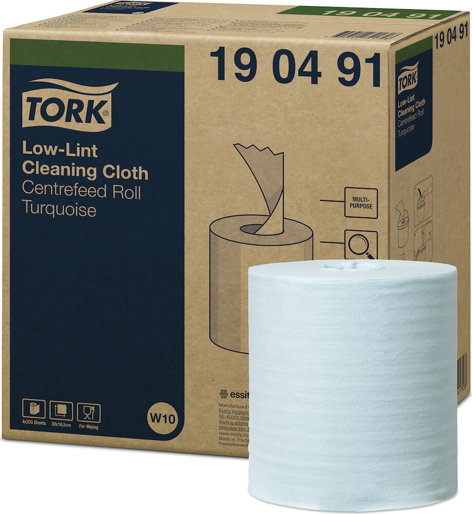 Tork Rengöringsduk Precision refill W10 turkos