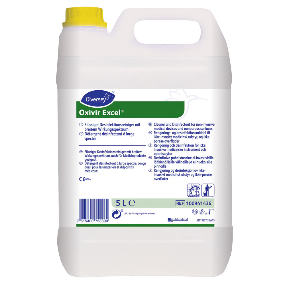 Diversey Rengörings- & Desinfektionsmedel OXIVIR Excel 5 liter
