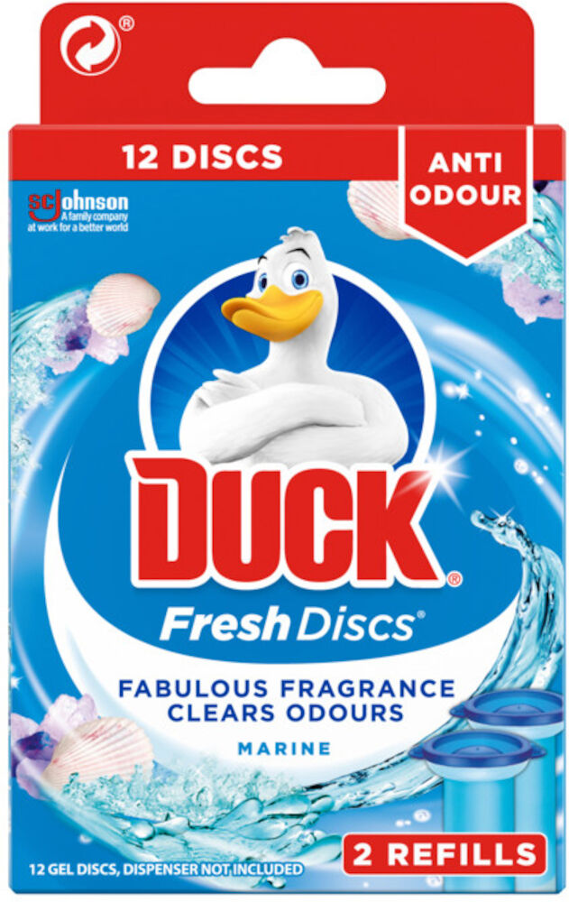 Duck Toalettrengöring Fresh Discs Marine Refill 2 x 36 ml