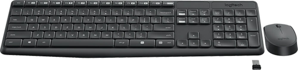 Logitech Tangentbord Mus MK235