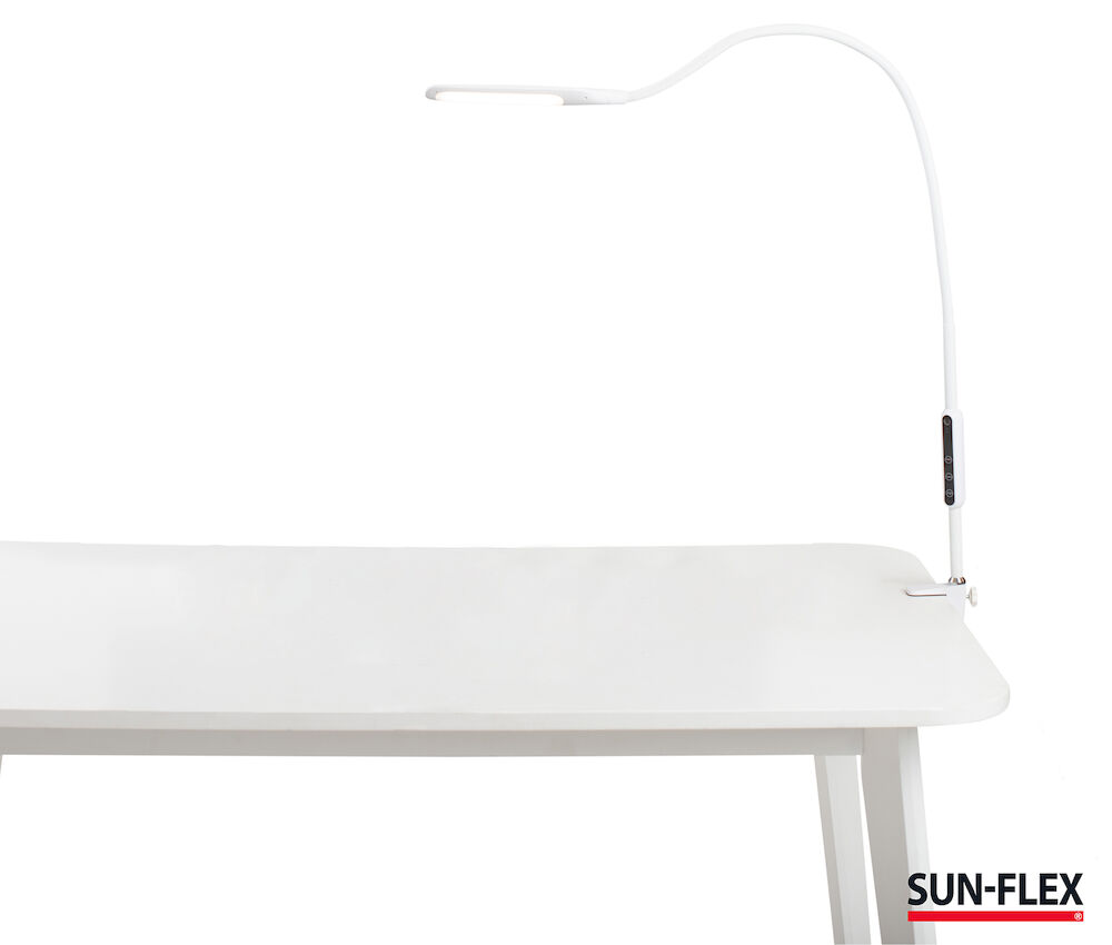 SUN-FLEX Skrivbordslampa Desklite vit