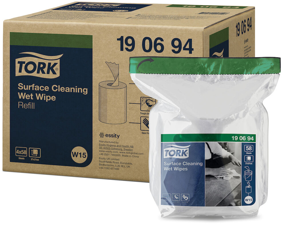 Tork Våtduk Premium Yta Refill 58 st/fp