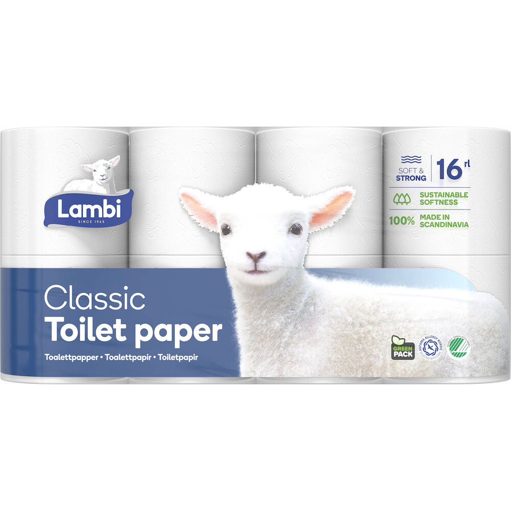 Lambi Toalettpapper BAL - 5 x 8 st