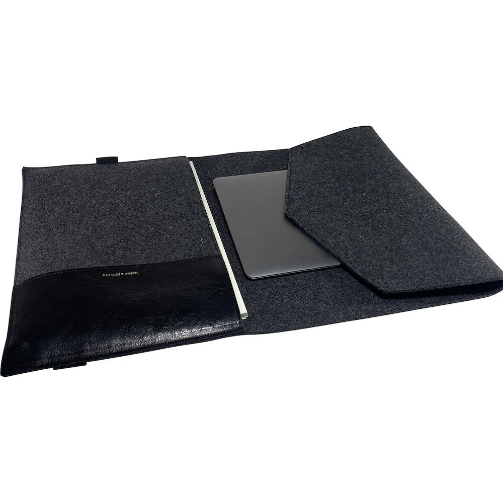P.A.P Swed Skrivbordsfolder Laptop Mörkgrå