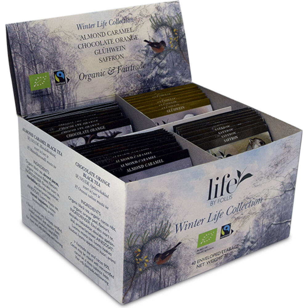 Life by Follis Te Winter collection 4 smaker 40 st/fp