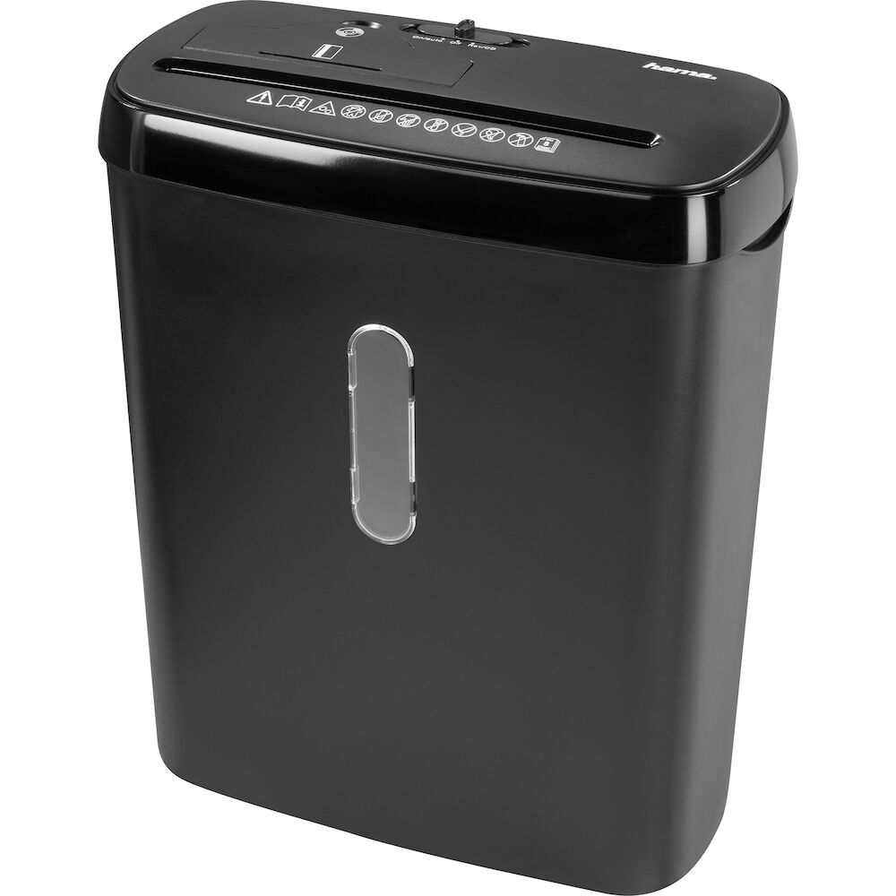 Hama Dokumentförstörare Basic S8 CD Svart
