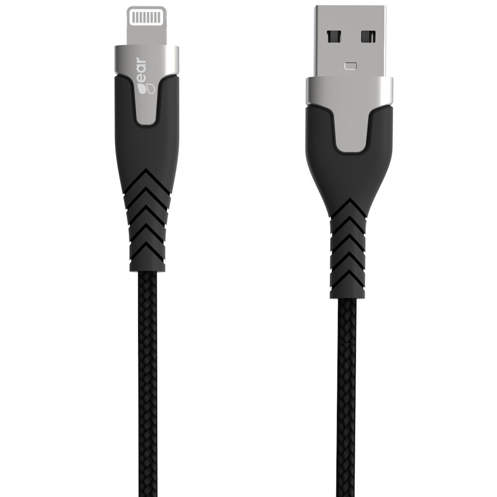 Gear Laddkabel PRO USB-A till Lightning C89 Svart