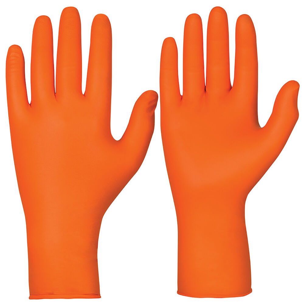 GranberG Engångshandskar nitril orange M 100 st/fp