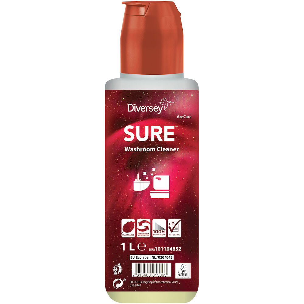 SURE Sanitetsrengöring Washroom Cleaner AC 1 liter