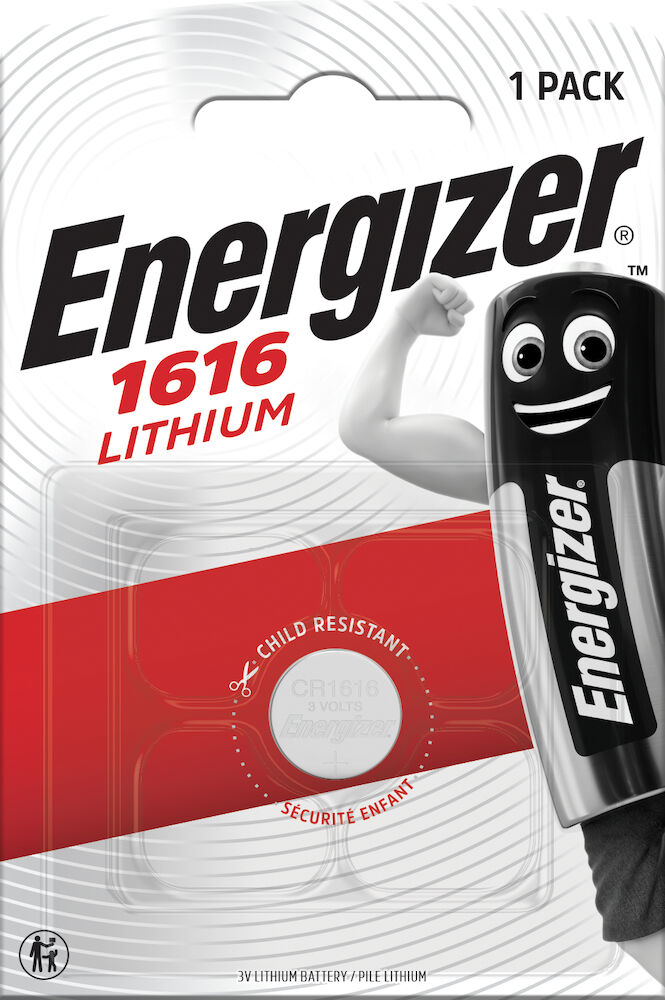 Energizer Batteri Lithium CR1616 1-pack