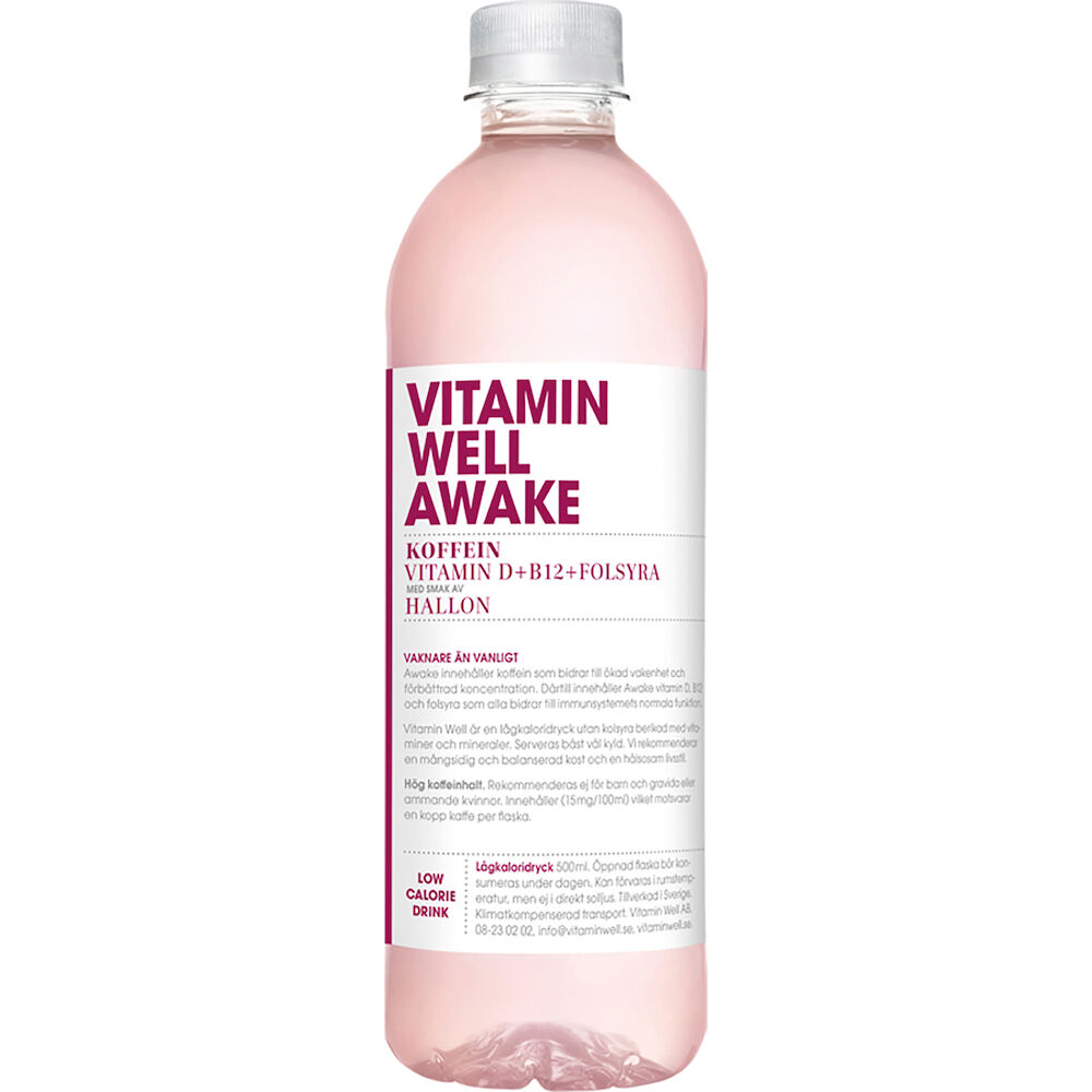 Vitamin Well Dryck Awake 50 cl PET Inkl. pant