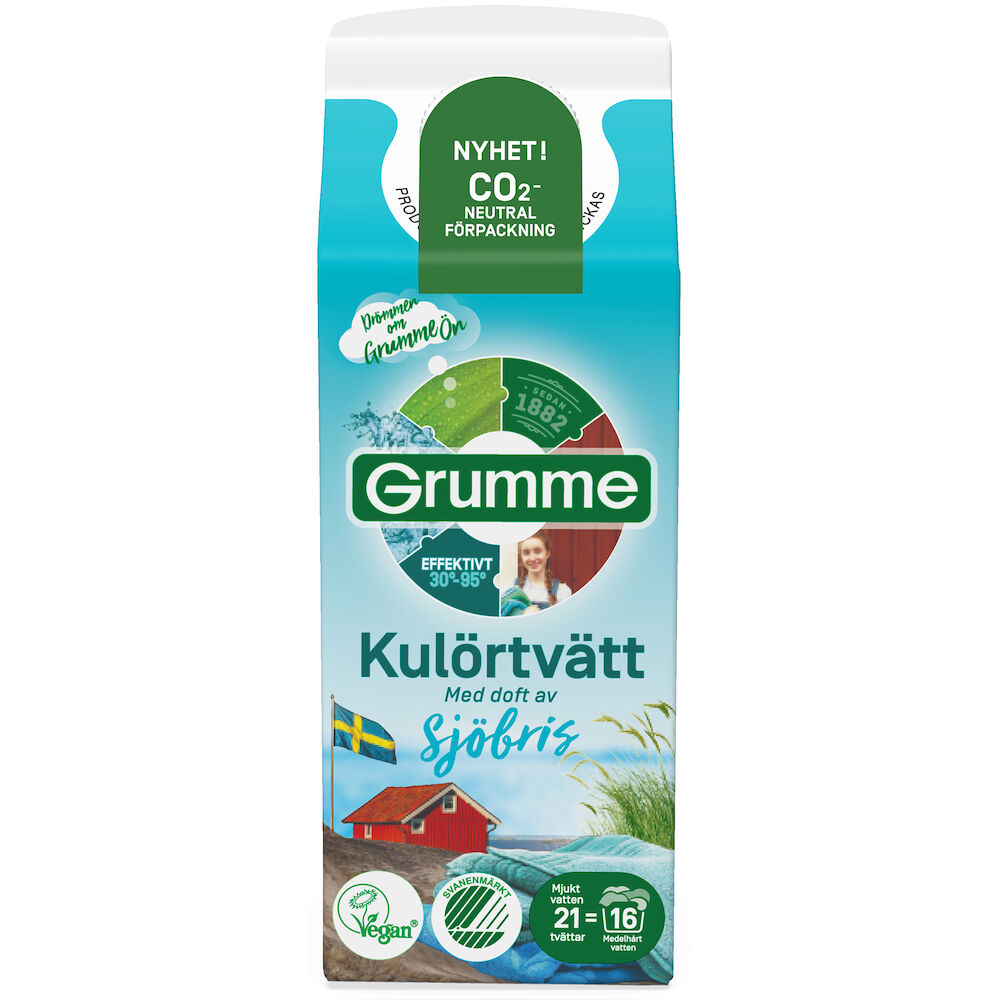 Grumme Tvättmedel kulör sjöbris 750 ml