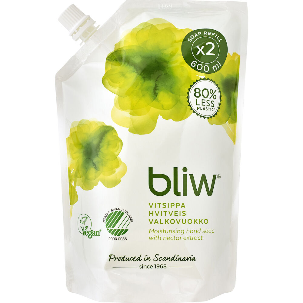 Bliw Handtvål Vitsippa refill 600 ml