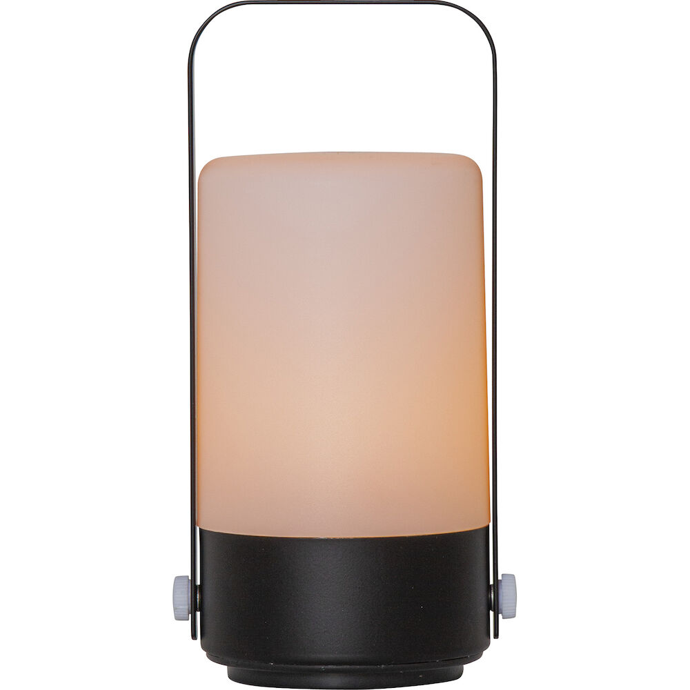 Star Trading Lykta LED Flame Svart