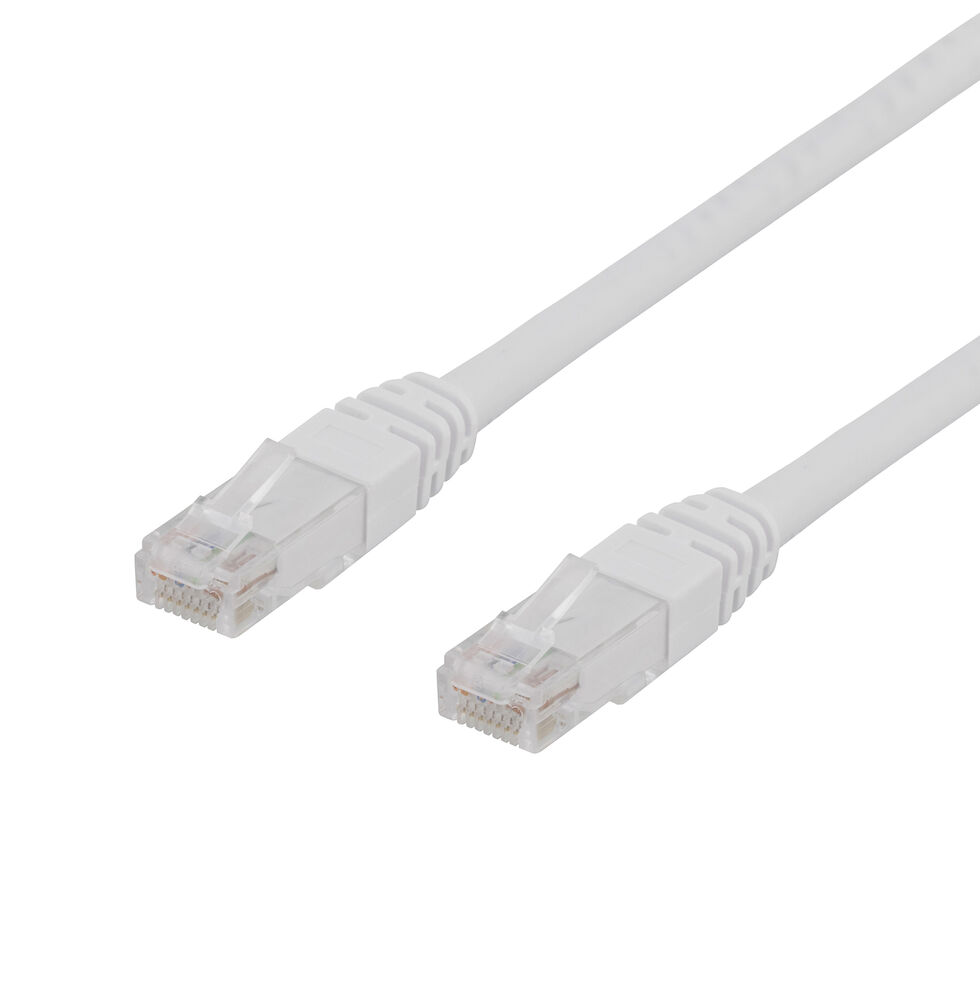 Deltaco Patchkabel U/UTP Cat6 1 Meter Vit